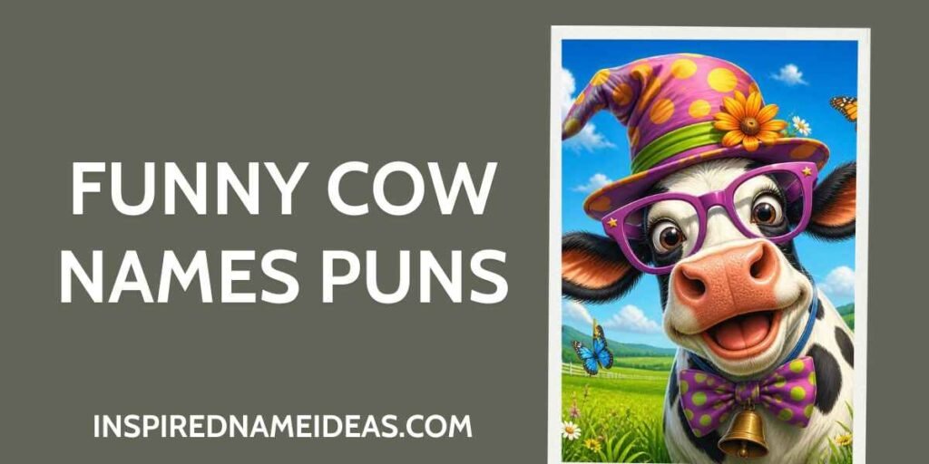 Funny Cow Names Puns