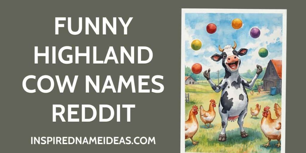 Funny Highland Cow Names Reddit